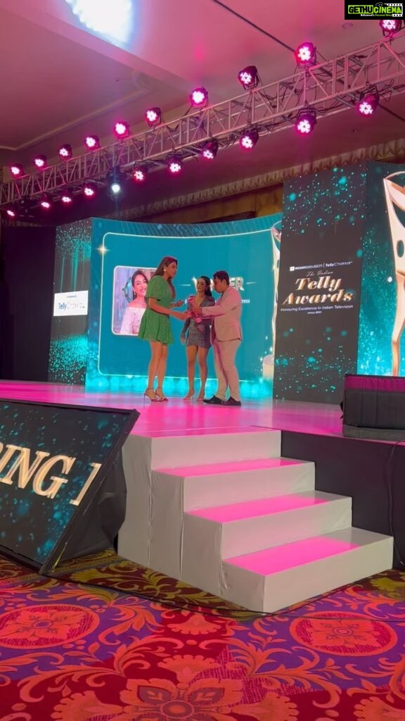 Anjum Fakih Instagram - Late post but I had to share this ❤️ I am so grateful to have finally witnessed one of your achievements, after missing so many. I am so so proud of you ❤️ your journey and your achievements are my pride too ❤️ Always and forever sabki favorite 😍 @nzoomfakih . Congratulations on winning #tellychakkarawards2023 for Best Fan Favorite Supporting Actress Award ❤️ love you #soulsister . . #tellychakkar #shrishti #kundalibhagya The Lalit Mumbai