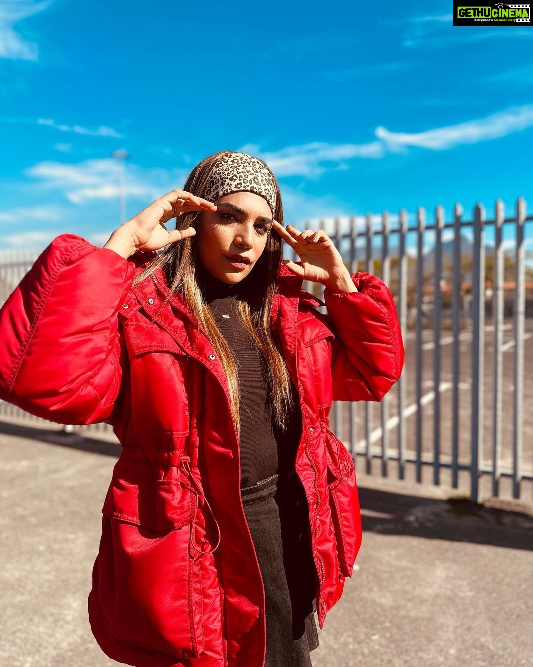 Anjum Fakih Instagram - Little Red Riding Hood in a parallel universe… Or can I say The Khatron Universe! . . . #khatronkekhiladi13 #kkk #fearfactor #anjumfakih @colorstv South Africa