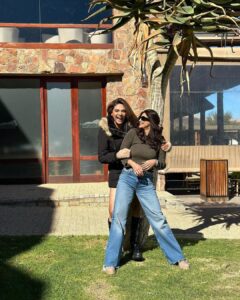 Anjum Fakih Instagram - She is the one by whom I am completely smitten When I felt cold She gifted me her mitten When I fell sick She was there in thin and thick I hugged her in my victory We shared the same green room She is the one with no mystery Her work speaks volume May you shine and slay Like you always do Am blessed and I pray I thank god who led me to you I wanna say it out loud And I don’t wanna whisper I found a treasure for life My dear Dais you are my sister ! @shahdaisy ❤️❤️❤️ . . . #khatronkekhiladi13 #fearfactor @colorstv #daisyshah #anjumfakih