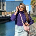 Anjum Fakih Instagram - Vibing in pinks & plums 💜💜💜 #khatronkekhiladi13 #fearfactor #anjumfakih