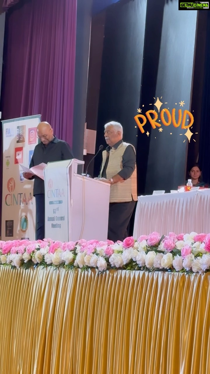 Ankita Bhargava Patel Instagram - Cos I Am A Proud Daughter ππππ Ur first awardβ¦ Well Deserved Paa @abhhaybhaargava Not just for his commendable body of work, Not just for his selfless work during covid for the fellow members of the fraternity, Not just for working tirelessly as the Treasurer of @cintaaofficial But also for the passion he has for his profession even at the age of 68 ! Soooooo happy and proud I am!!! β€οΈβ€οΈ