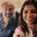 Aparna Balamurali Instagram - Fan girl moment! With the one and only 🔥 #rajnikanth #thalaivar #fangirl