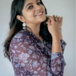 Aparna Balamurali Instagram - Eid Mubarak 🌙💜 PC: @pournami_mukesh_photography Costume: @belleficial_couture MUAH: @themixandbrows_by_fathimajmal