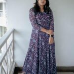Aparna Balamurali Instagram - Eid Mubarak 🌙💜 PC: @pournami_mukesh_photography Costume: @belleficial_couture MUAH: @themixandbrows_by_fathimajmal