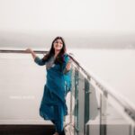 Aparna Balamurali Instagram - Thankam promotions 💙 Wearing: @byhand.in Shot by: @shajeel_kabeer