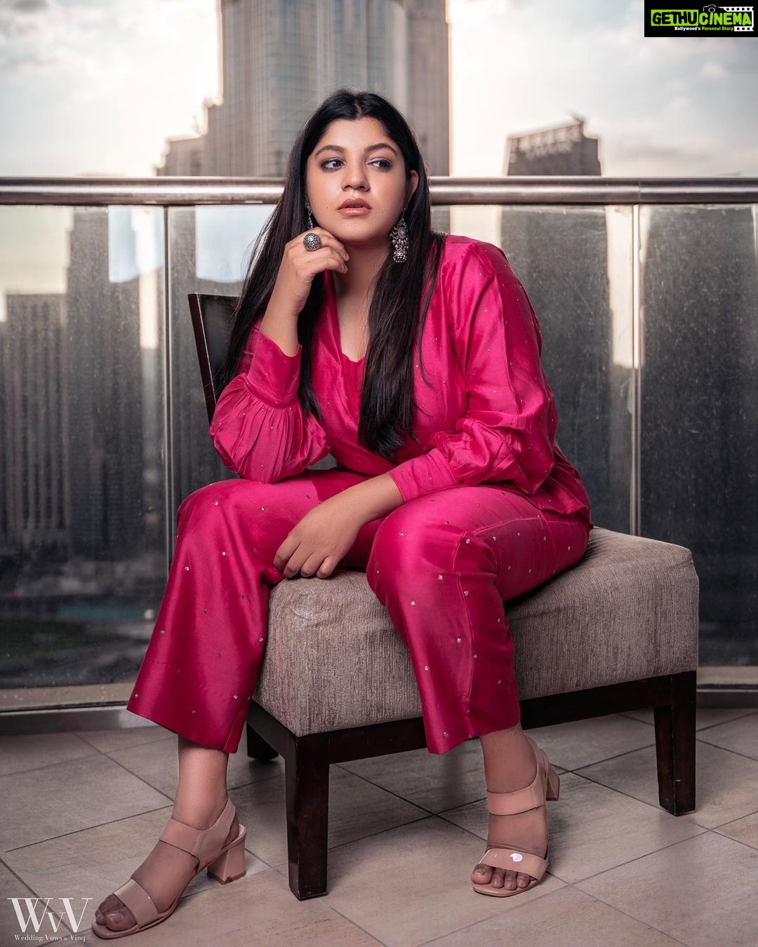 Aparna Balamurali Instagram - Styled by: @nikhitaniranjan Outfit: @labelkomalshah Clicked by: @mr.viee Dubai, United Arab Emirates