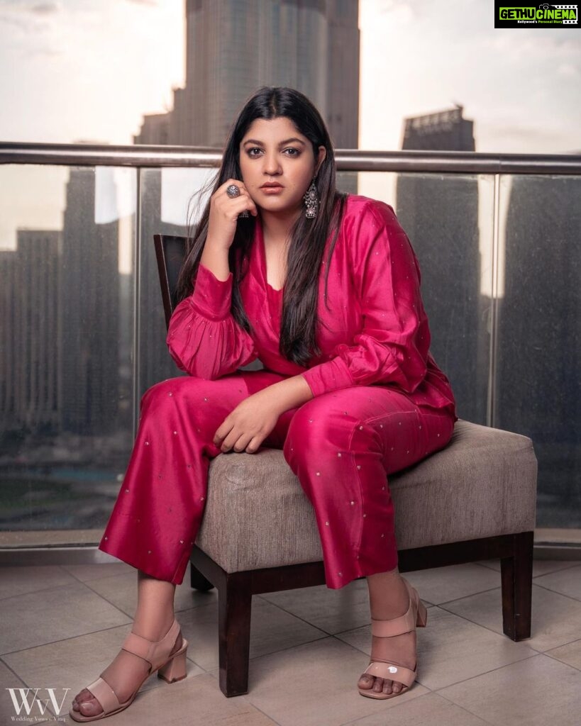 Aparna Balamurali Instagram - Styled by: @nikhitaniranjan Outfit: @labelkomalshah Clicked by: @mr.viee Dubai, United Arab Emirates