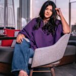 Aparna Balamurali Instagram - 💜 Styled by: @styledbysmiji Outfit: @saltstudio Accessories: @osvagindia MUAH: @theartistreshumalhotra Clicked by: @mr.viee Dubai, United Arab Emirates