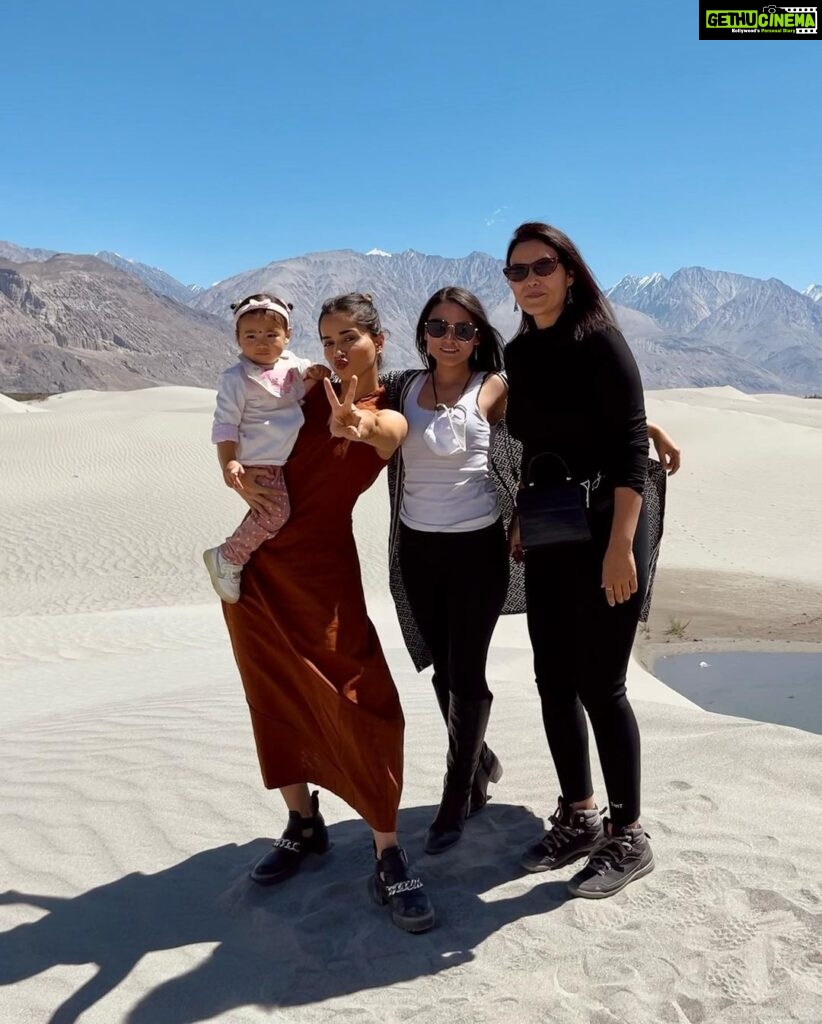 Aparnaa Bajpai Instagram - When you speak the same language, Love🤍🤍🤍 Memories of a lifetime🫶🏼🫶🏼🫶🏼 In the homes of those, you can stay without any formality; are not friends but a family😇 Ladakh, India