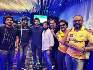 Aravind Akash Instagram - Head up high 💪🏻@premgi @vaibhav30 @ajayraaj @nitinsathyaa @