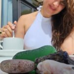 Archana Instagram - My #precious #gems #stones #rocks from across oceans beaches n continents 💯🧿🫶 🐚 🐠 🎣 Begur, Costa Brava.