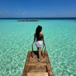 Archana Instagram - In paradise when by the beach #worldoceansday Fushifaru Maldives