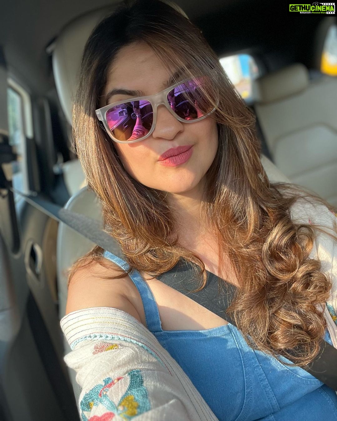 Archana Instagram - Haircuts always always …. Looks good in #sunshine . . . #carfie #amanda #newhairdo #new #driverseat #car #drive #hair