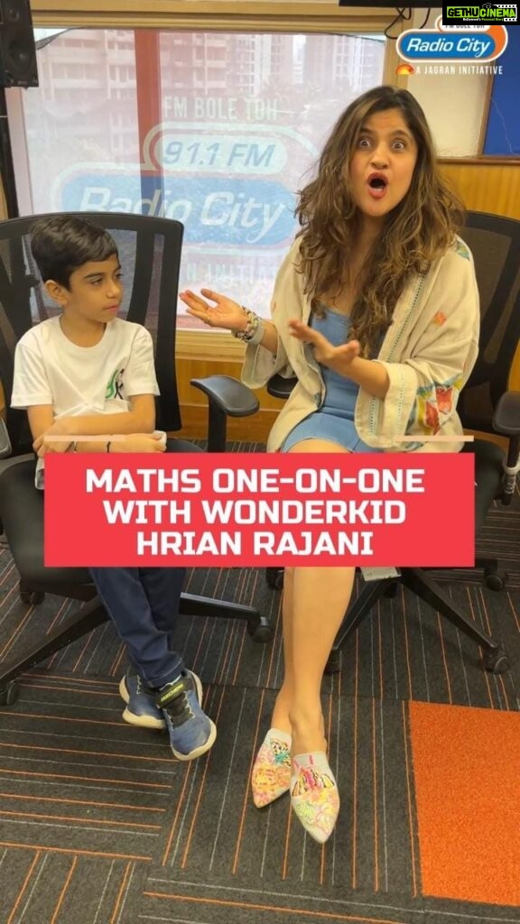 Archana Instagram - This World Maths Day @geniuskidhrian faces a quick maths brain-teaser round with @archanaapania and after the video, Archu just can’t wait for Hrian to grow up so that she can have him as her CA! 😀 #worldmathsday #mathsday #maths #mathematics #math #problem #geniuskid #wonderkid #hrian