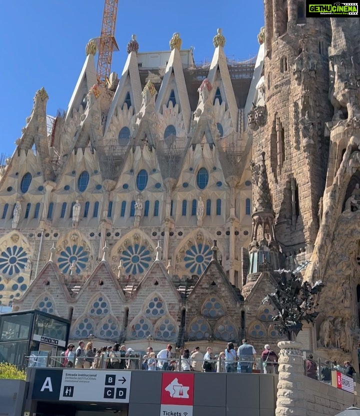 Archana Instagram - Mr #gaudi how even did you conceptualise all this????? . . . #gaudi #barcelona #spain #sagradafamilia #modernism #wip #cathedral #oneofitskind #basilica Sagrada Família