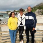 Archana Instagram - Day 02 #capetownsouthafrica On our day tour visited the #penguin colony at Boulders Beach & loved the way no one hushed whistled or bullied the animals by any notice or action … penguins are very private creatures and just love to chill with their tribe … delight to visit their nesting holes by the beach & see them snuggle and huddle with their loved ones … like my tribe is as huddling for pictures with them :D Don’t miss the #possum sneakily looking towards me in the bushes 🫣🙈🤪 . . . #love #naturephotography #wildlife #beach #travel Boulders Beach Penguin Colony