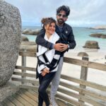 Archana Instagram - Day 02 #capetownsouthafrica On our day tour visited the #penguin colony at Boulders Beach & loved the way no one hushed whistled or bullied the animals by any notice or action … penguins are very private creatures and just love to chill with their tribe … delight to visit their nesting holes by the beach & see them snuggle and huddle with their loved ones … like my tribe is as huddling for pictures with them :D Don’t miss the #possum sneakily looking towards me in the bushes 🫣🙈🤪 . . . #love #naturephotography #wildlife #beach #travel Boulders Beach Penguin Colony