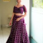 Arthana Binu Instagram - 🦄💜 . . 👗: @thanuzbridalboutique