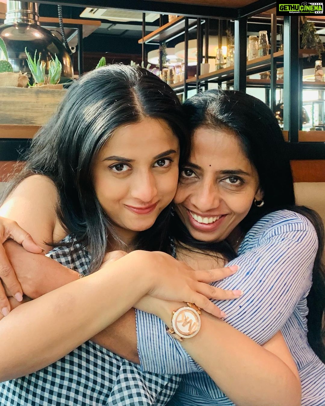 Arthana Binu Instagram - I aint scared of falling and failing in life because no matter how bad it is I have my ammu to bring me back to life. She is the strongest woman I know and I would ever come across in my life. Being a single parent is not a cake walk but I witness often how graciously she faces all the adversities. I have seen her facing blame for all my choices yet encouraging me to live the way I want. When I started acting according to my will, when I continued it, when I decided to take a break from movies went to Canada and did my studies, when I resumed acting… everytime the mental torture amma had to face from her ex-husband (my biological father) is immense. It’s always easy for people to look from afar and blame.. I love my amma for always being there, for not blaming me when jobless and for taking up jobs at times and providing for us even though I am this all grown up big lady in front of others Not just this day by each day I have never ending reasons to celebrate you. If given a chance and I have another life I will choose you as my mother over and over again mwuah🥹❤️