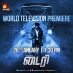 Arulnithi Instagram – Diary | World Television Premiere
26th Jan 2023 | 1.30 PM
#kalaignartv #DiaryOnKalaignarTv ​. @innasi_dir @kalaignartv_off