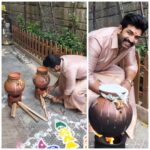 Arun Vijay Instagram - Pongal celebration at home!!❤️