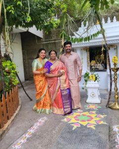 Arun Vijay Instagram - Pongal celebration at home!!❤️