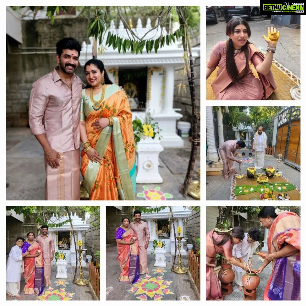 Arun Vijay Instagram - Pongal celebration at home!!❤️