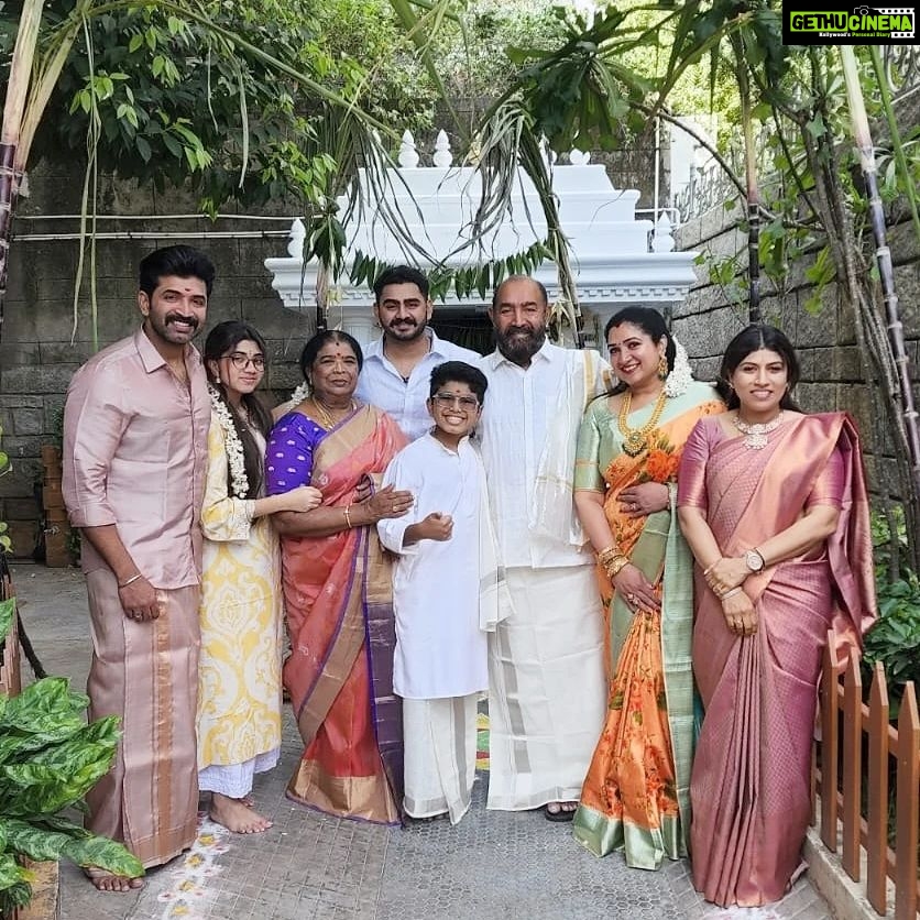 Arun Vijay Instagram - Pongal celebration at home!!❤️