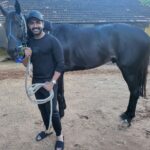 Arun Vijay Instagram - New addition to my family!!❤️ My childhood dream... #WarHorse #beast #blackbeauty #bucketlist #dreambig