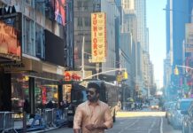 Arun Vijay Instagram - In a world full of trends, Want to remain a classic...❤️ #traditionalwear #newyearattire #VeshtiSattai #newyorknagaram #AV