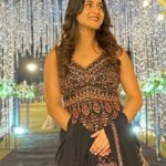 Arushi Sharma Instagram - Sparkle 🖤⚡️ @asopalav @saree.com_by_asopalav @shahriyar_adil