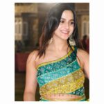 Arushi Sharma Instagram - @basanti_kapdeaurkoffee got me smiling like this .. all ❤️ for this beautiful and comfy lehnga!