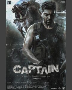 Arya Instagram - Here’s the first look of #Captain 👍 you are just an awesome writer - director brother @shaktisoundarrajan 😘😘🤗🤗🤗

@simranrishibagga @aishu__ @harishuthamanofficial @kavyashettyofficial @bharat_raj_official @gokulnath_off @immancomposer @madhankarky @itsyuva @pradeeperagav @nxgen_media @deepalinoor @gopiprasannaa @donechannel1 @thinkmusicofficial @thinkstudiosind #TheShowPeople