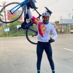 Arya Instagram - 300 kms brm done with my @ryders_teamjammy team 🤗🤗💪💪 Thank you shakti brother for the lovely jersey .. loved it .. best comfort ever 😍😍😍 @heinisports #cycling #fitness