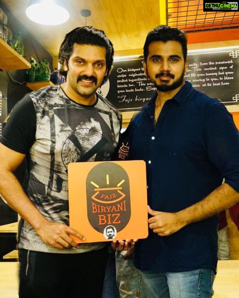 Arya Instagram - Wishing @fajz_biriyani_biz a happy First Anniversary 😍😍 Thanks for giving us quality and tasty food in these difficult times.. Keep growing brother .. Wishing u many more successful ventures 😍 @essamoosa1 the pillar behind everyone 🤗🤗😍
