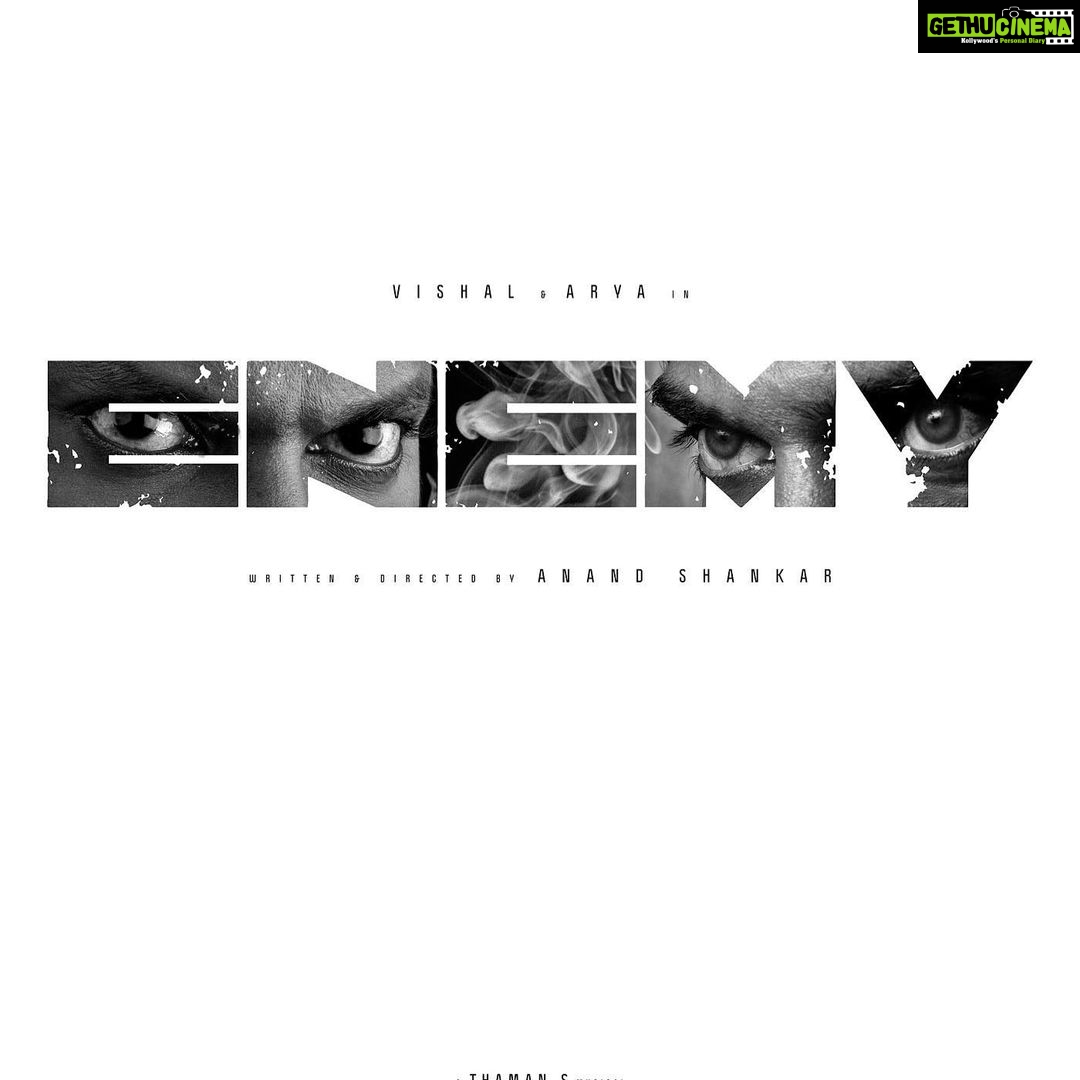 Arya Instagram - Can’t be Friends always Ooo...Aaa U r my #ENEMY da 🤛🤪 Really excited to face my #ENMEY #Vishal Can’t be Friends always Ooo...Aaa U r my #ENEMY da 🤛🤪 Really excited to face my #ENEMY @VishalKOfficial Here’s the title of our next film Here’s the title of our next film 