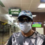 Arya Instagram - Travel mode for the first time after Covid 💪💪#MaskOn #ChennaiMetro safe and well sanitised 👏👏👏👌👌👌 Shoot time #Aranmanai3 😍😍😍😍😍