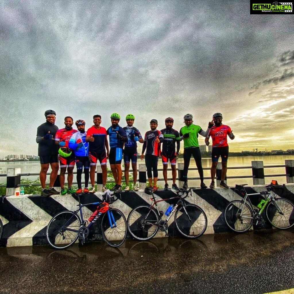 Arya Instagram - Riding in the rain 🌧 #cycling #fitness Chennai, India