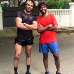 Arya Instagram - Sunday run with @ironman.manjunath 🏃‍♂️🏃‍♂️🏃‍♂️🏃‍♂️ #fitness #running