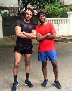 Arya Instagram - Sunday run with @ironman.manjunath 🏃‍♂️🏃‍♂️🏃‍♂️🏃‍♂️ #fitness #running