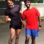 Arya Instagram - Sunday run with @ironman.manjunath 🏃‍♂️🏃‍♂️🏃‍♂️🏃‍♂️ #fitness #running