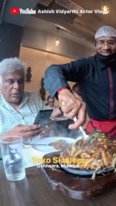 Ashish Vidyarthi Instagram - Scrumptious Chicken Sizzler and Sizzling Brownie Icecream with my dear friend @amala_rai at Yoko Sizzlers in Oshiwara Mumbai.. 😍😋

#foodreel #reelitfeelit #reelkarofeelkaro #reelsinstagram #sizzler #chicken #brownie #tastyfood #foodvideo #foodvlogger #friend #reelsinstagram #mumbai #chickensizzler #brownie #icecream