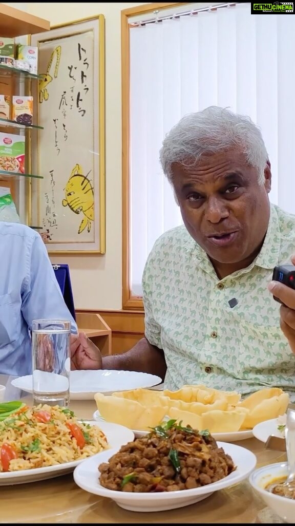 Ashish Vidyarthi Instagram - CHICKEN ISHTU, KADALA CURRY, IDIYAPPAM, FISH CURRY…I HAD IT ALL | KERALA FOOD FEAST 🤯😍🔥 Watch full vlog on YouTube-Ashish Vidyarthi Actor Vlogs In life you have to fail many times to finally be able to taste success... And that success cannot be attributed to one person alone. I feel blessed as I get to meet these amazing people who work tirelessly to turn those dreams into reality. I thank each of my viewer who watch my vlogs... Because of your support and through this platform, I get the privilege to know such businesses, to personally meet these passionate individuals and bring their stories to you through these vlogs. My heart fills with joy as I am greeted with the smiling faces of each and every member of Tasty Nibbles Family, who I would’ve otherwise never known. No matter how small or big your responsibility seemed like, I realised how each of your roles were crucial in the success of the product. I salute your passion and determination. 🙌🏻 And to the kind hearted lady who said she would keep the glove that I wore and not wash it, as a remembrance of us meeting ( I don’t think she will be allowed to but...) I am touched by your loving gesture... Thank you Maa... Nandi 🙏🏾❤️ #foodreel #reelitfeelit #reelkarofeelkaro #instafood #fishcurry #chickencurry #ishtu #kerala #love Kerala - God's Own Country
