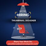 Ashish Vidyarthi Instagram - Hiring! Hiring! Are you a creative powerhouse with an eye for design? We are looking for someone like you! A master of visual arts to craft eye-catching thumbnails that will make our content shine. We value creativity and innovation, so you'll have the freedom to think outside the box and bring fresh ideas to the table. Are you excited to join us to showcase your skills and create stunning visuals that will captivate our audience? If yes, then APPLY RIGHT NOW! Share your work with us on excellence@ashishvidyarthi.com.