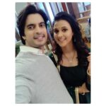 Astha Agarwal Instagram – #perfect #blend of #dashing #looks &  #brilliant #performance ..
#honoured to #share #screen #space with this #marathi #heartthrob @mahajani.gashmeer 

#ontheset #bts #imlie #serial #filmcity @starplus @disneyplushotstar