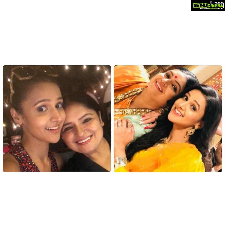 Astha Agarwal Instagram - #happybirthday @chhaya_vora ji ππππ.. #cutest, extremely #adorable with the most #innocent #persona in our #tv #industry ! Wish you #lots of #joy #success & #prosperity π From #pari ki #mummy in #kyahaalmrpanchaal to #jharna ki #pyari #saasu #mummy in #shubharambh .. #blessed to have worked with you twice already.. looking forward to many many more π€ .. meanwhile we can continue with our endless conversations π₯°