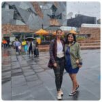 Astha Agarwal Instagram - An adorable place along with my adorable bhabhi @kanchu24 .. the main reson to manifest this beautiful trip Flinders Street, Melbourne