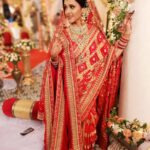 Astha Agarwal Instagram – #happiness & #confidence are the #prettiest #things #you can #wear on #your #wedding  #day !
#quoted by #Taylor #swift
#Jharna in her  #bridal #attire for #shubharamabh #serial
Pic credit: @imprateekcinematographer 
Stylised by : @kriti_bapna_kacholia