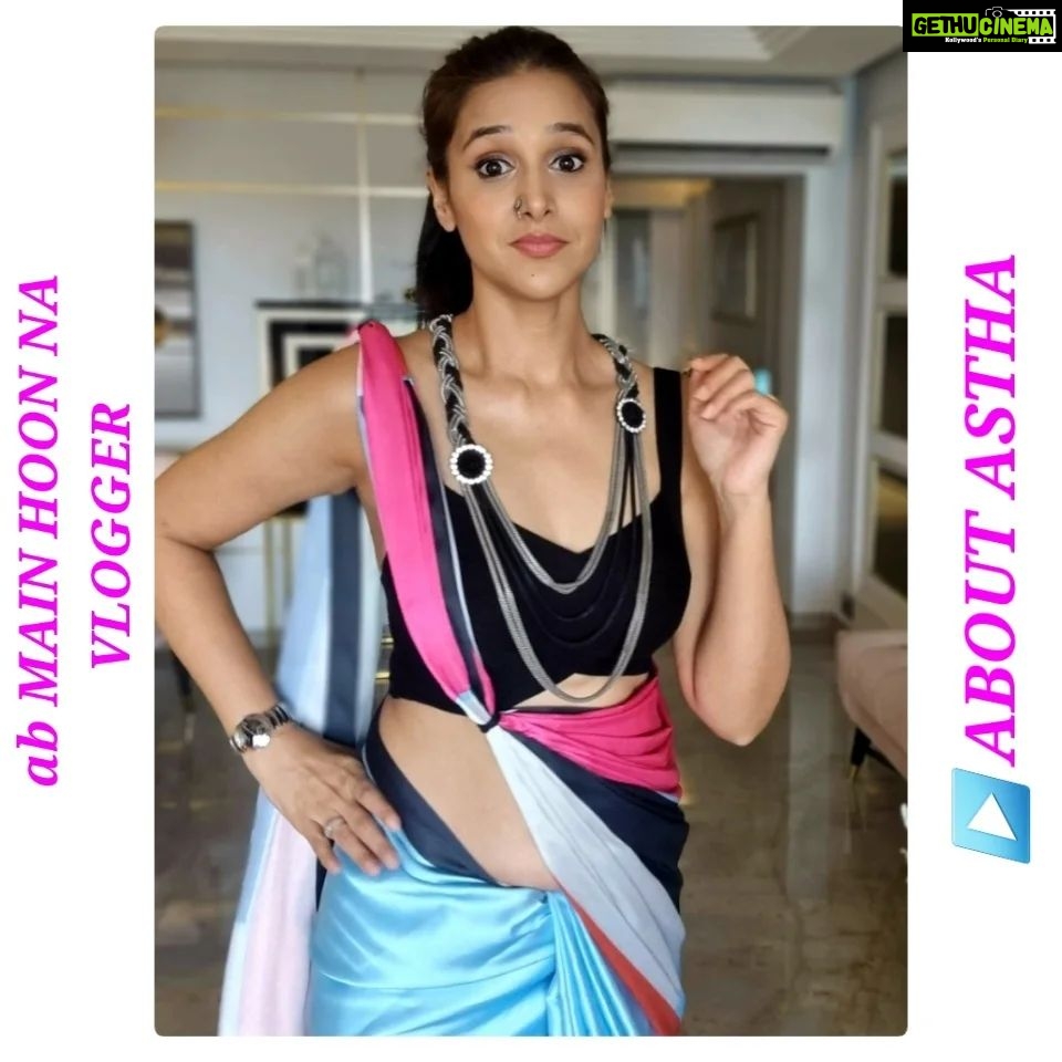 Astha Agarwal Instagram - Officially a #vlogger cum #youtuber now #ABOUT ASTHA - #my #Youtube ▶️ #channel #name AB MAIN HOON NA VLOGGER 💁‍♀️🥰 #first #video #vlog #looking #forward to #ur #love & #support like #always 😇🤞