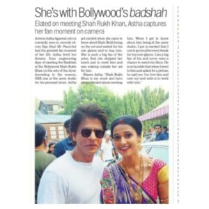 Astha Agarwal Instagram - Happy bday to my forever favorite Superstar @iamsrk #youtube #vlog LINK IN BIO 🔗